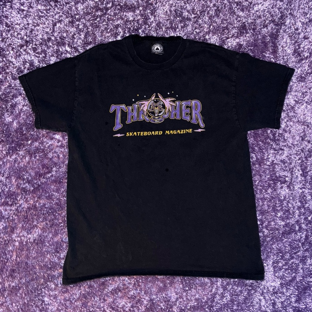 Thrasher Black Short Sleeve Tee